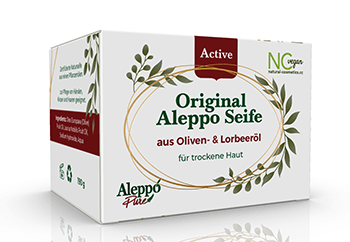 Original Aleppo Seife - active